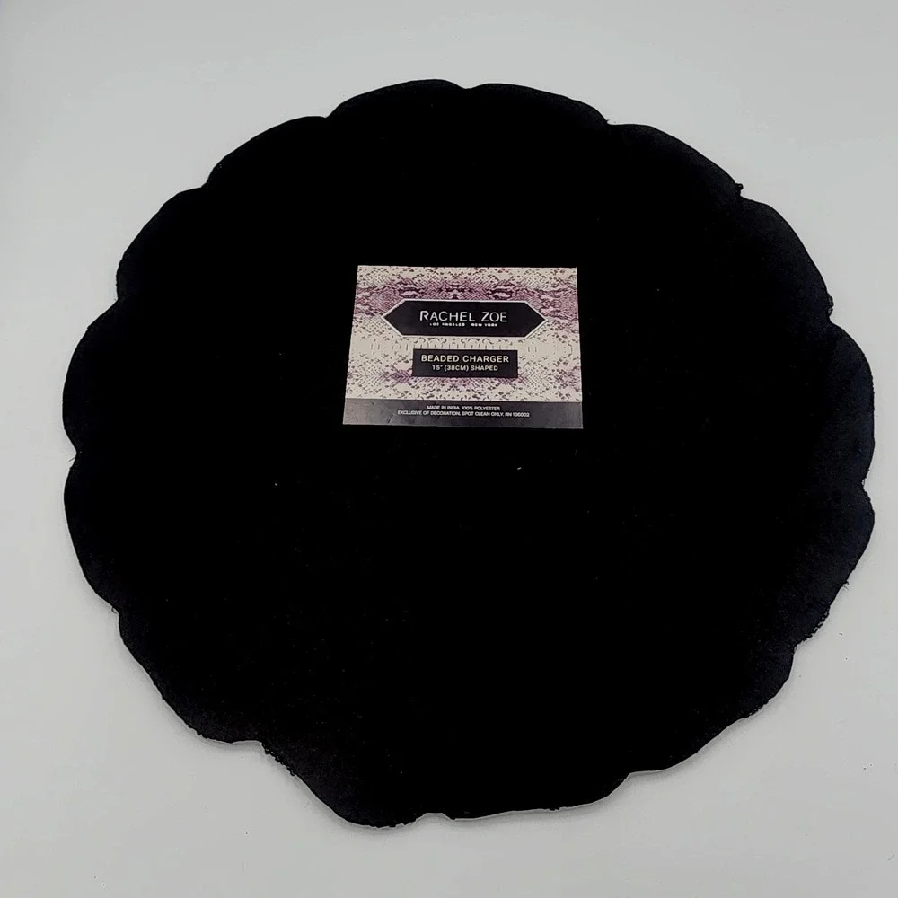 Rachel Zoe Beaded Ghosts Charger Placemats 15